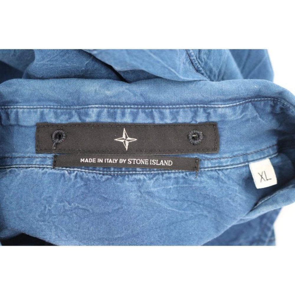 Stone Island denims button up shirt men's XL - Picture 8 of 12